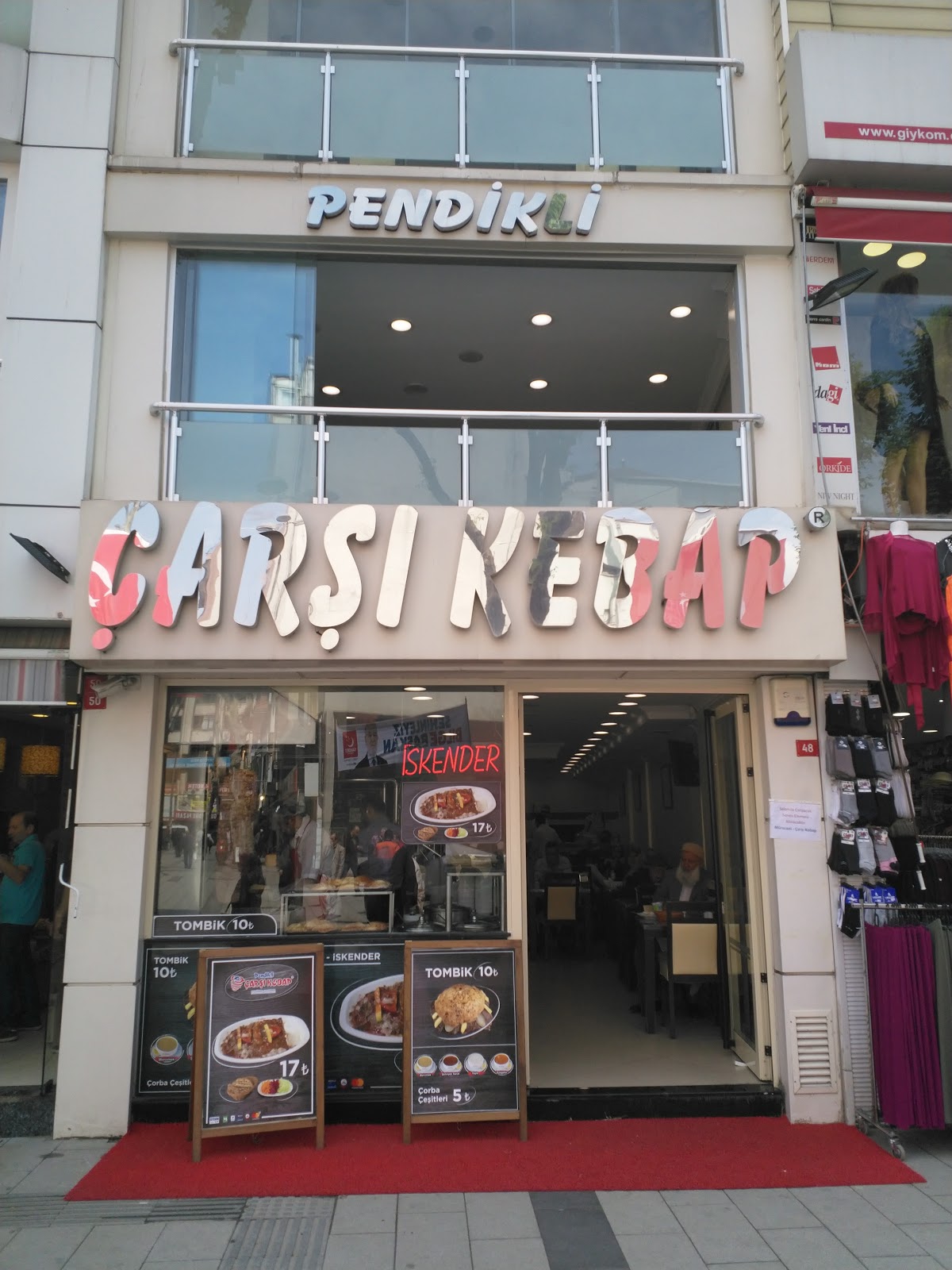 Pendikli Çarşı Kebap