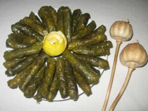 Afyon Haşaşlı Yaprak sarması