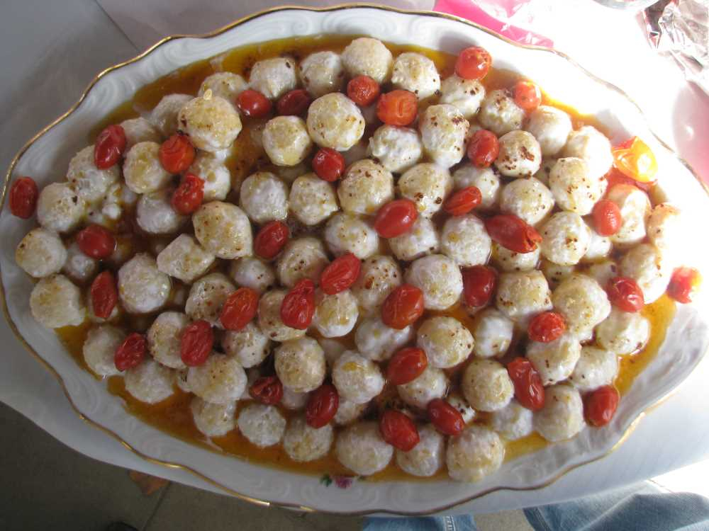 Gümüşhane Yalancı yoğurtlu dolma